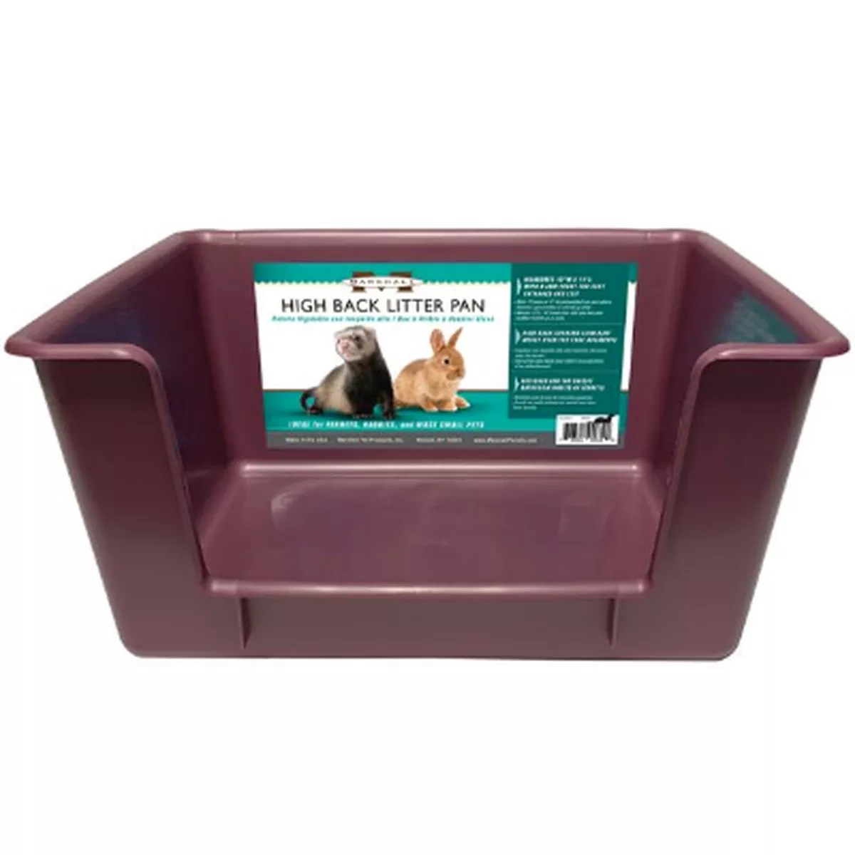 Marshall Ferret High Back Litter Pan