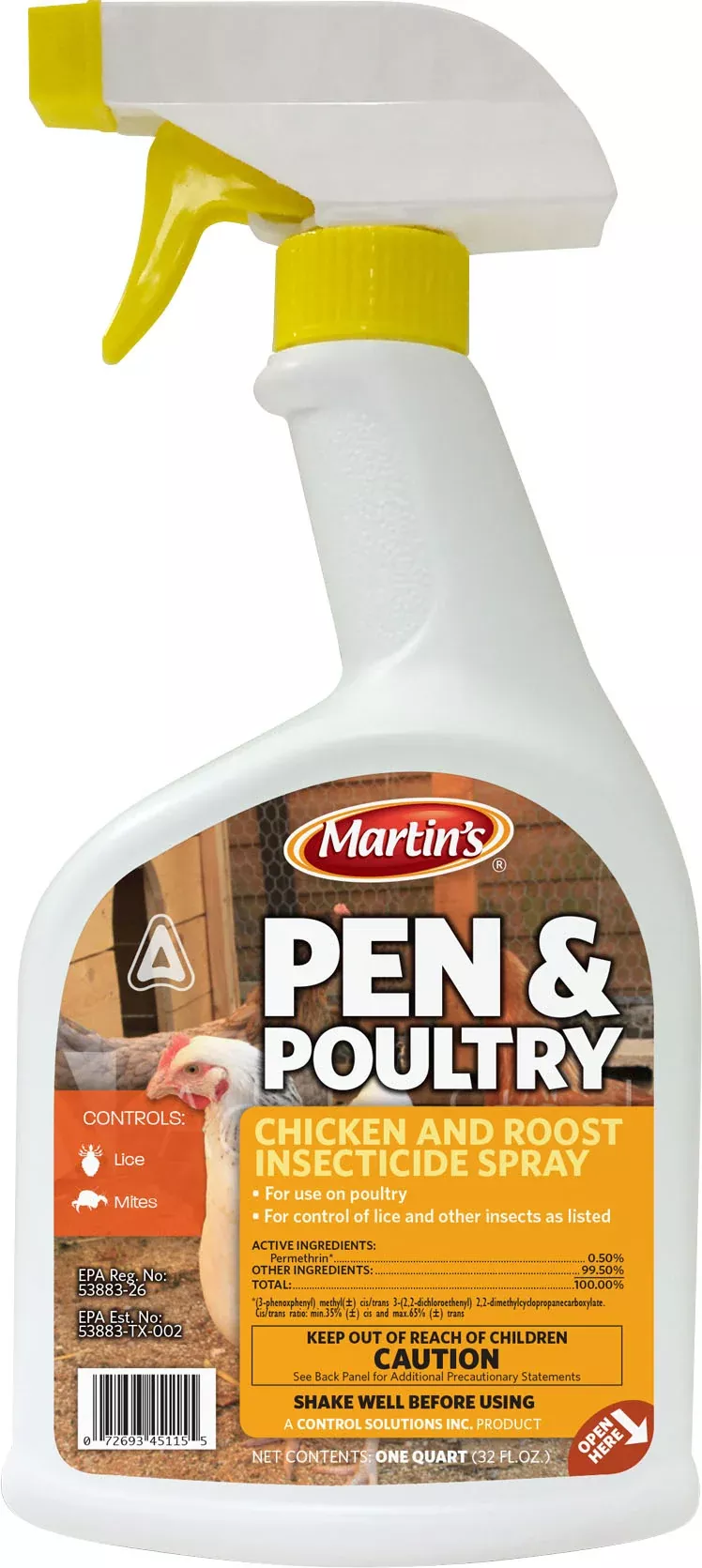Martin'S Pen & Poultry Chicken Insecticide Spray (Pack Of 12)