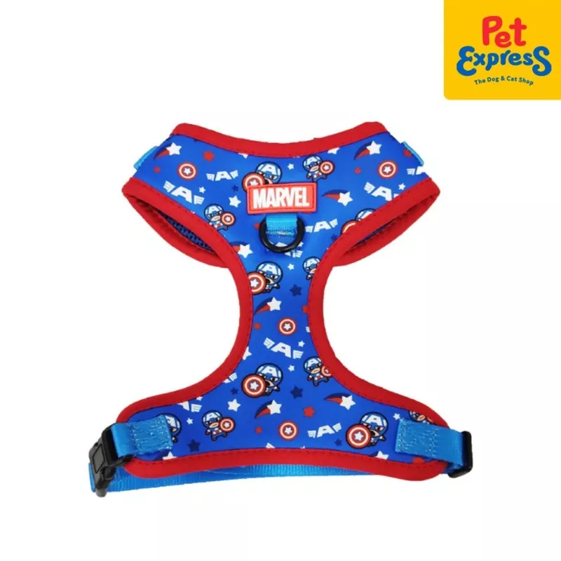 Marvel Avengers Captain America Dog Harness Large