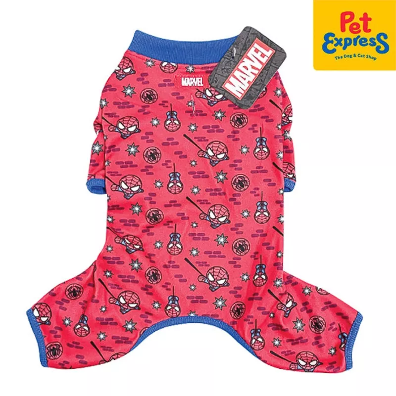 Marvel Spiderman Onesie Dog Apparel Extra Small