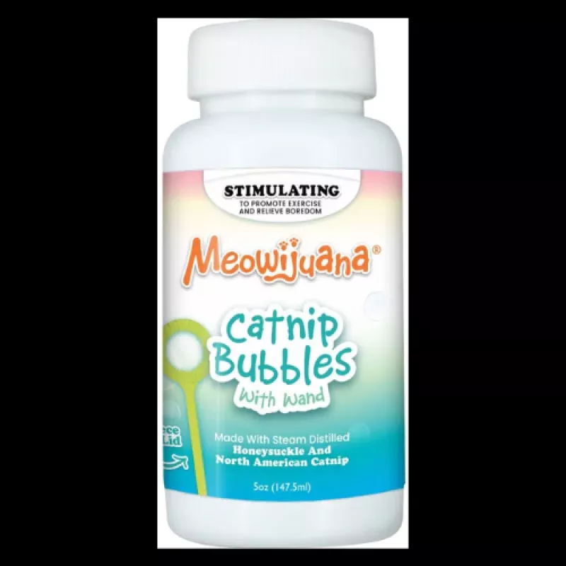 Meowijuana Catnip Bubbles with Honeysuckle- 5 oz