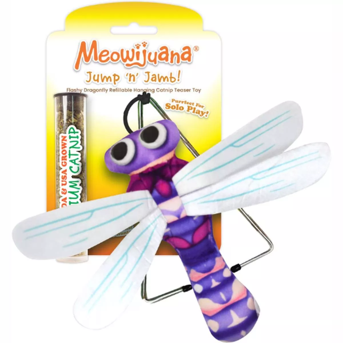 Meowijuana Door Jump 'n' Jamb Dragonfly Toy