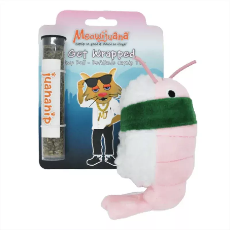 Meowijuana Get Wrapped Sushi Roll Toy