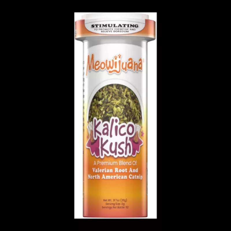 Meowijuana Kalico Kush Catnip & Valerian Root Blend