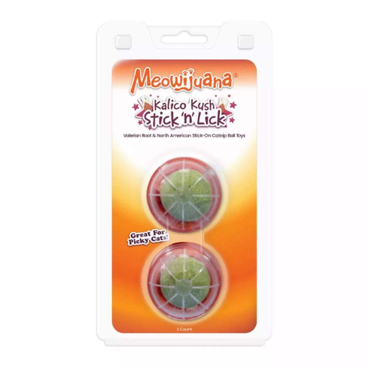 Meowijuana Kalico Kush Stick 'n' Lick Compressed Catnip 2ct