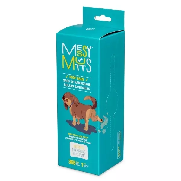 Messy Mutt Advanced BioRecycle Poop Bags - Bulk Roll