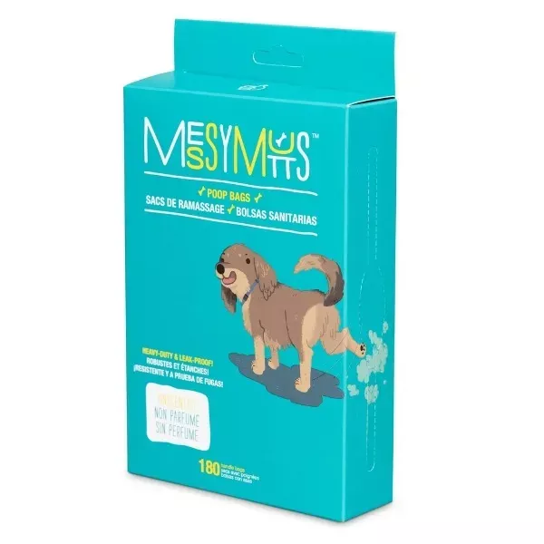 Messy Mutt Advanced BioRecycle Poop Bags with Handles