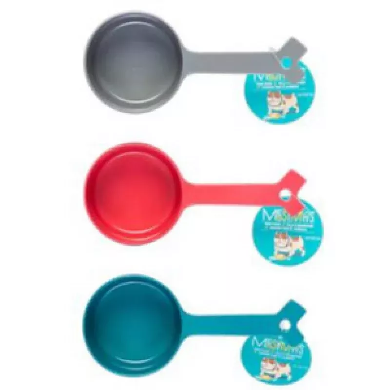 Messy Mutts Dog & Cat Food Scoops 1 cup Grey