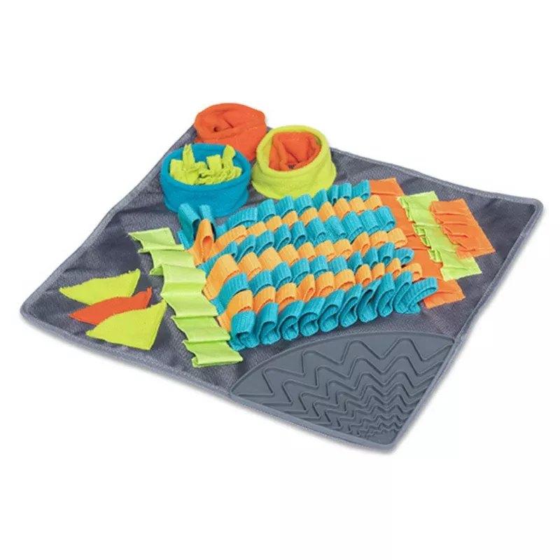 Messy Mutts Square Forage Snuffle Mat Plus Lick Mat