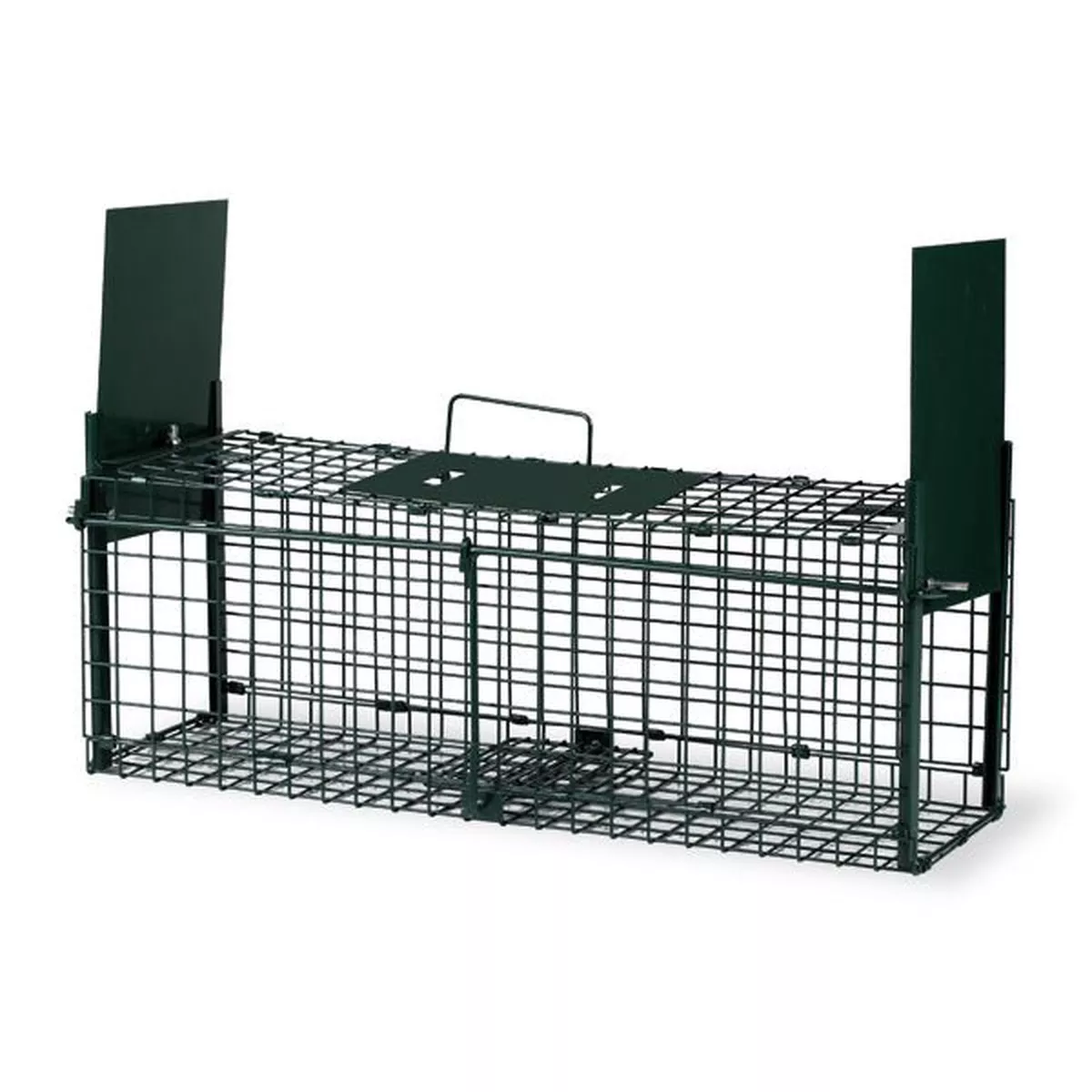 Metal Two-Door Live Animal Cage Trap Foldable & Durable