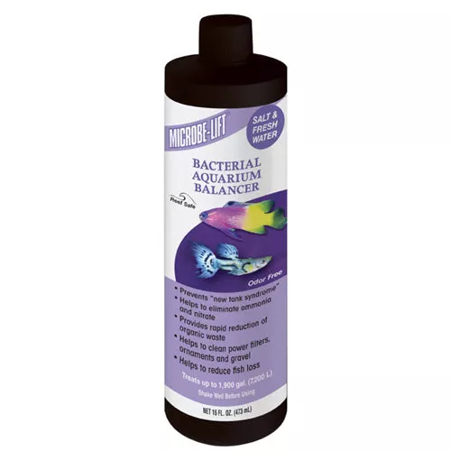 Microbe-Lift, Microbe-Lift Bacterial Aquarium Balancer Water Clarifier, 1 Each/8 Oz