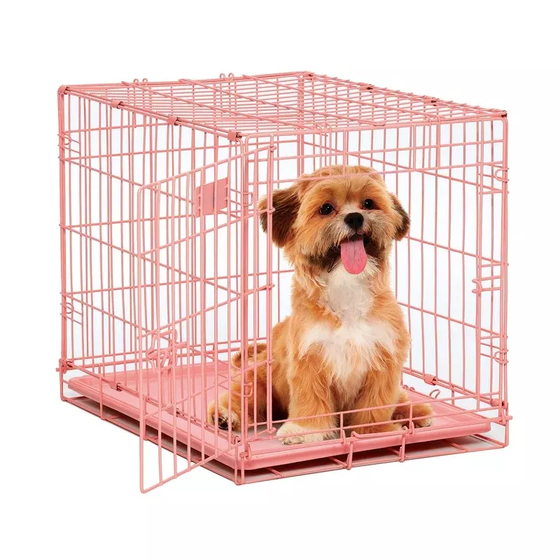Midwest iCrate Single Door Dog Crate 24 H Pink – Transform Your Backyard into a Wildlife Oasis for All Creatures
