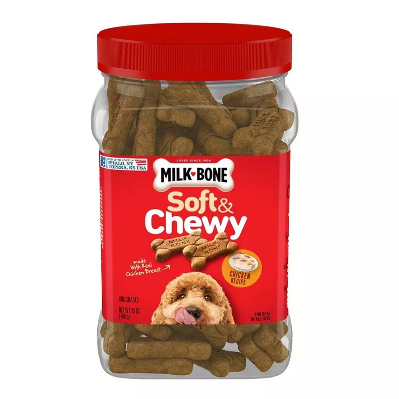 Milk-Bone Soft & Chewy Chicken Flavor Dog Treats 25oz