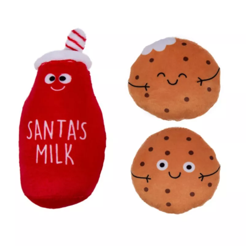 Milk & Cookies Dog Toy Trio