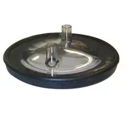 Milking Bucket Lids Clear Poly w/ Gasket