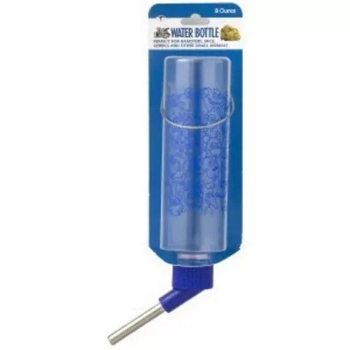 Miller Manufacturing Co, Cage Clear Plastic Water Bottle, 8 Oz (2 Count)