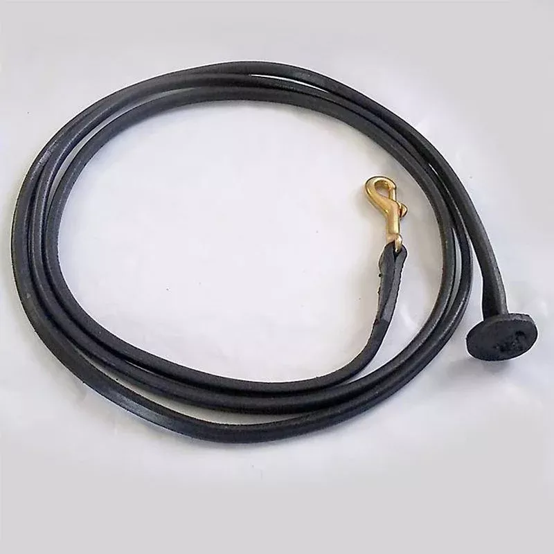 Millers Harness Rolled Leather Lead 6ft