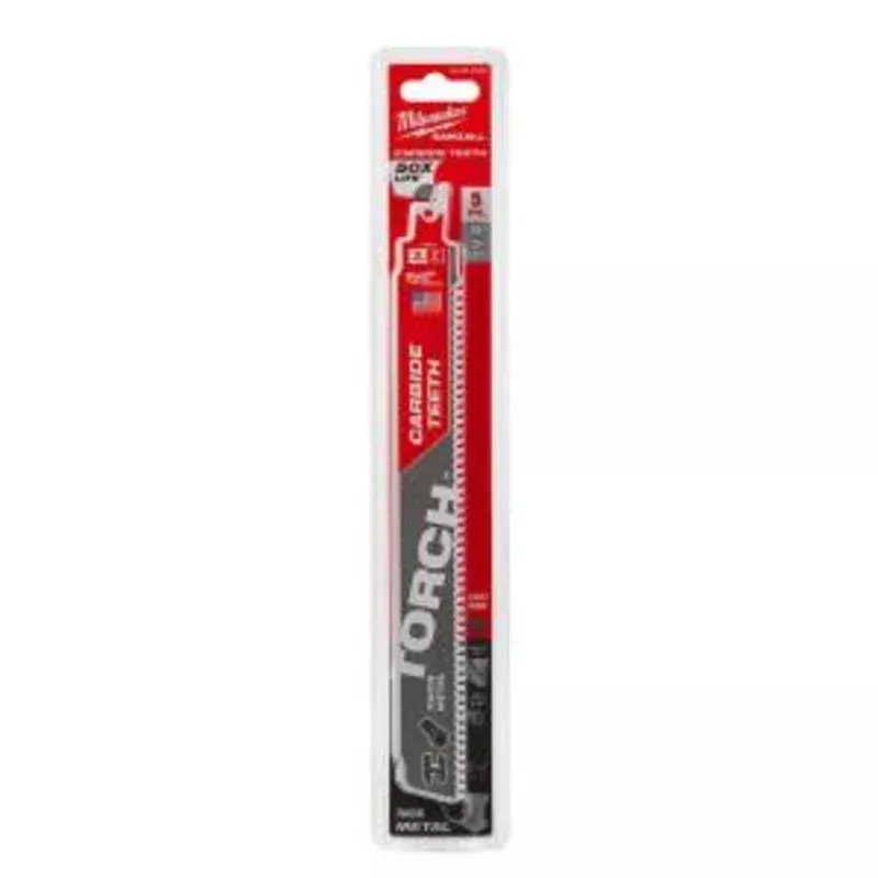 MILWAUKEE 9″ 8 TPI SAWZALL TORCH Carbide Blade (5 PACK)