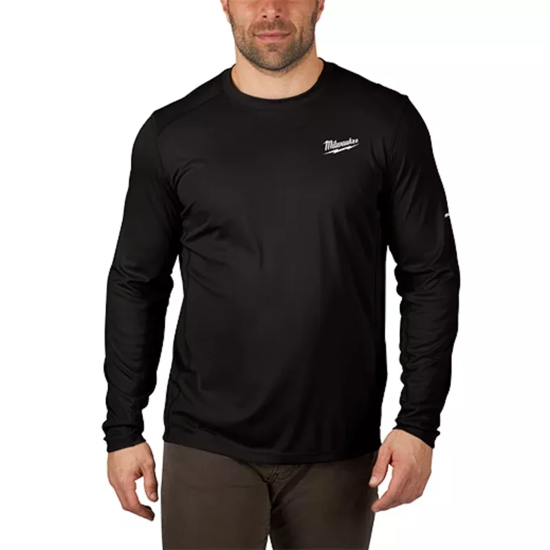 MILWAUKEE WORKSKIN Lightweight Performance Shirt – Long Sleeve Black S