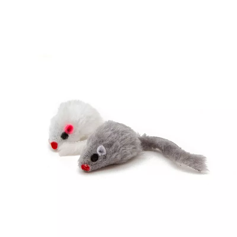 Mini Mouse Cat Toy – Small Plush Mouse