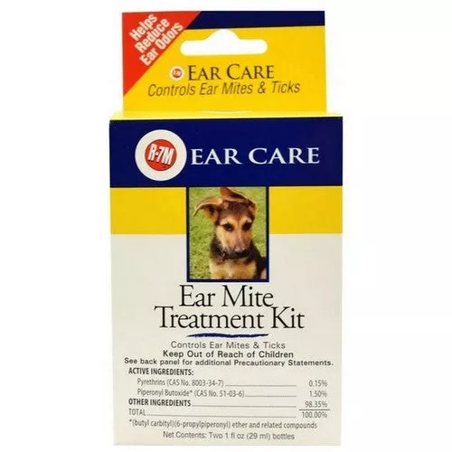 Miraclecare, R-7 Ear Mite Treatment Kit, 1 Oz