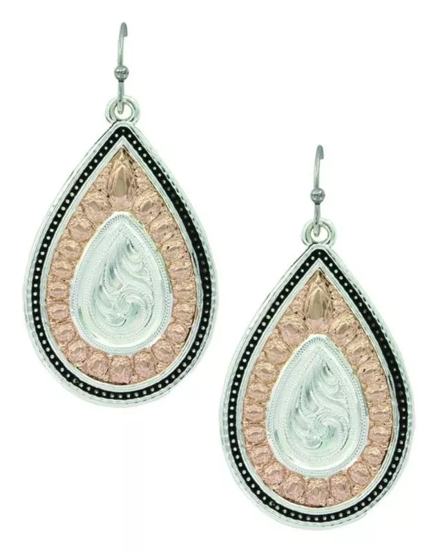 Montana Silver Prairie Solitary Paintbrush Earring