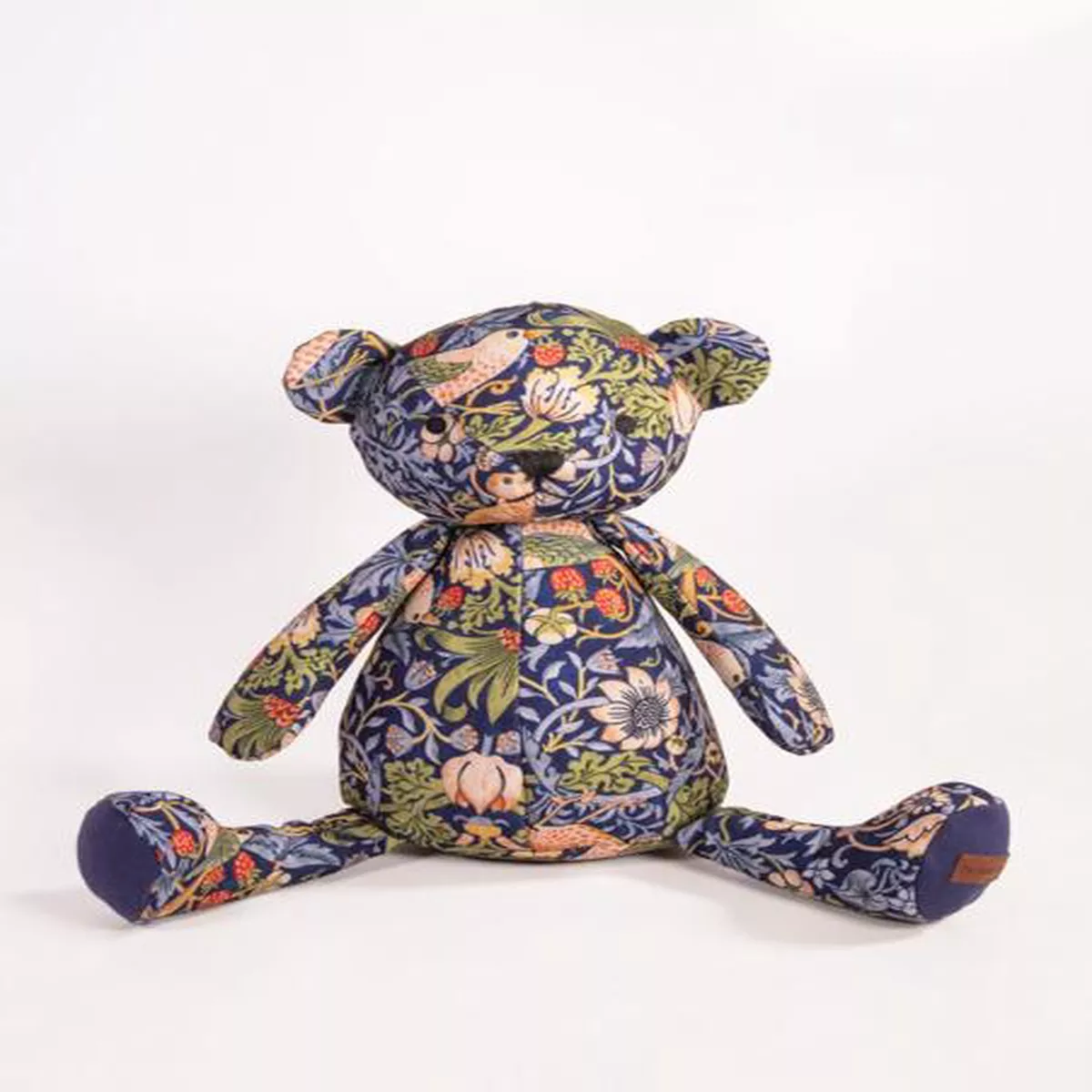 Morris & Co Strawberry Thief Bear Dog Toy