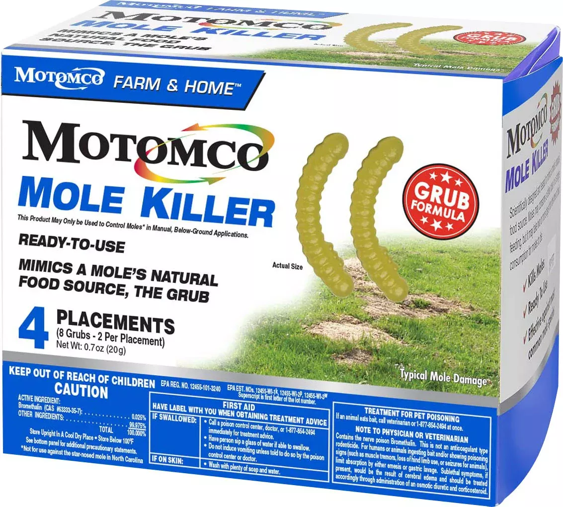 Motomco Mole Killer Grub Formula Rtu