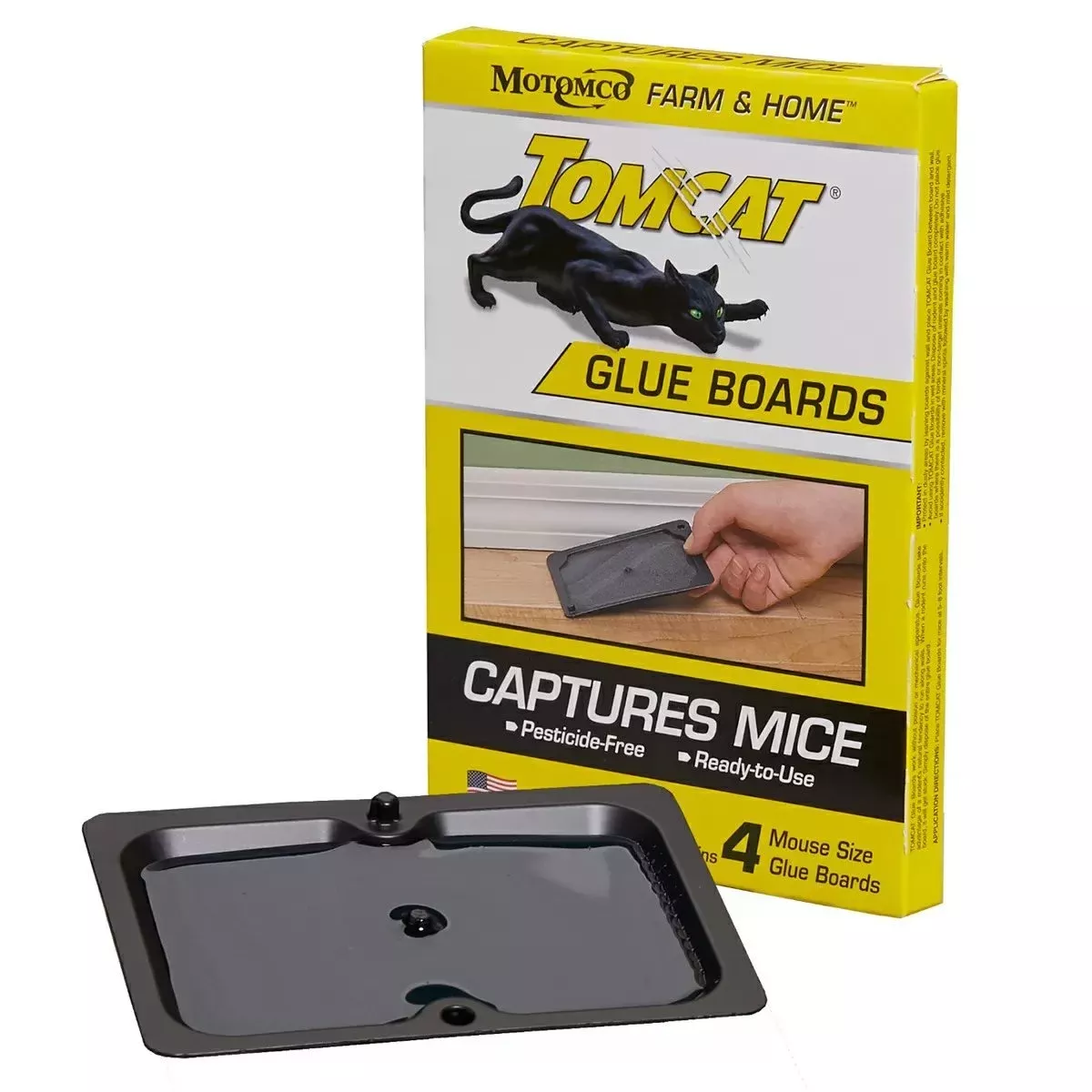 Motomco Tomcat Mouse Glue Boards4 Pack