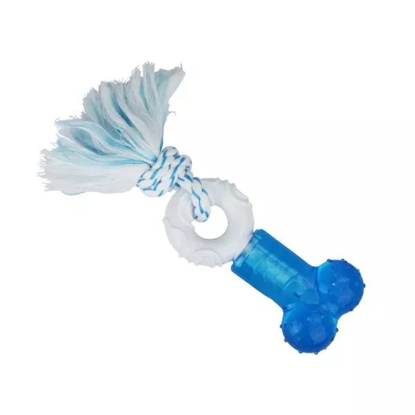 Multipet Canine Clean Dog Toy - Peppermint Bone Rope