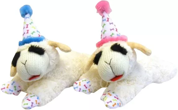 Multipet Lamb Chop W/Birthday Hat
