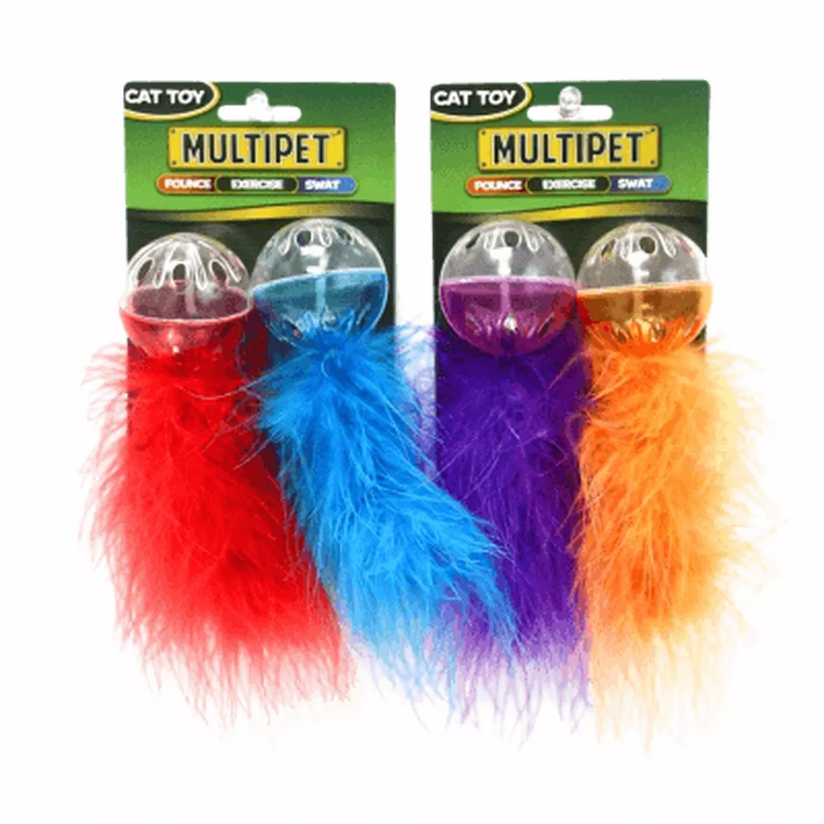 Multipet Lattice Ball with Feather