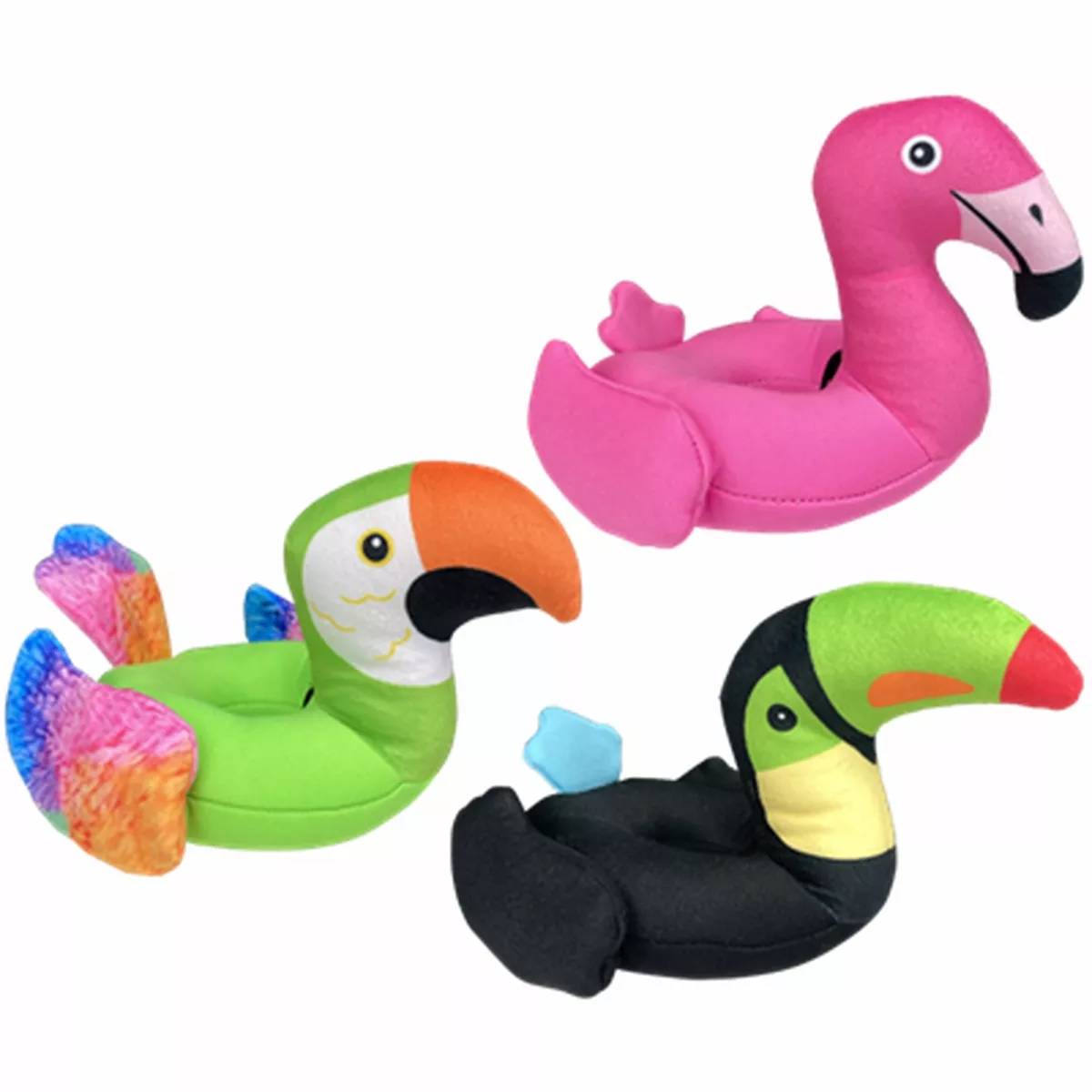 Multipet Margaritaville Assorted Bird Pool Float Dog Toy