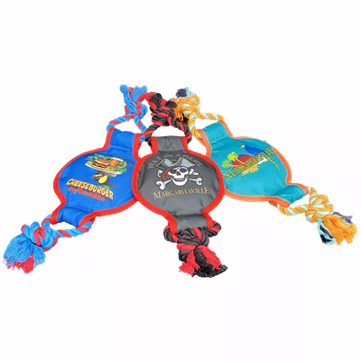 Multipet Margaritaville Assorted Rope Tug Dog Toy