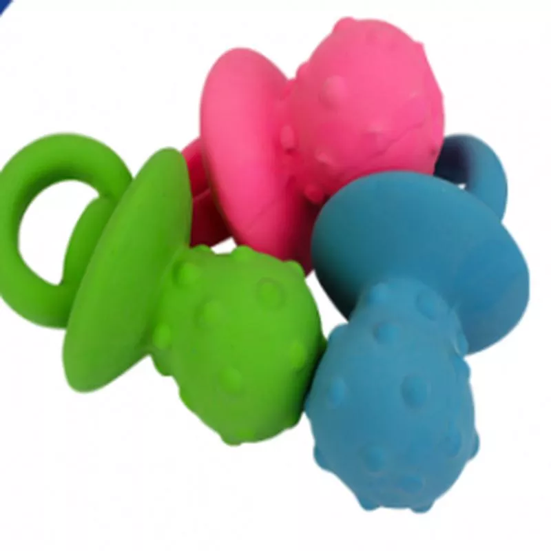 Multipet Minipet Latex Pacifiers/Sucettes en latex (ass) 4″