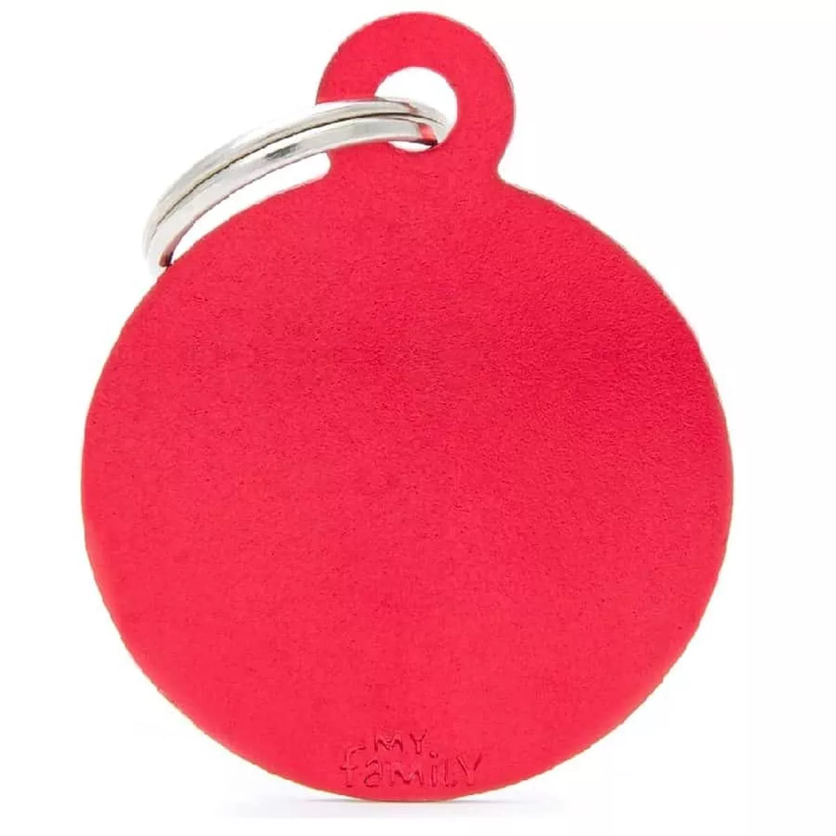 My Family ID Tags Basic Circle Red