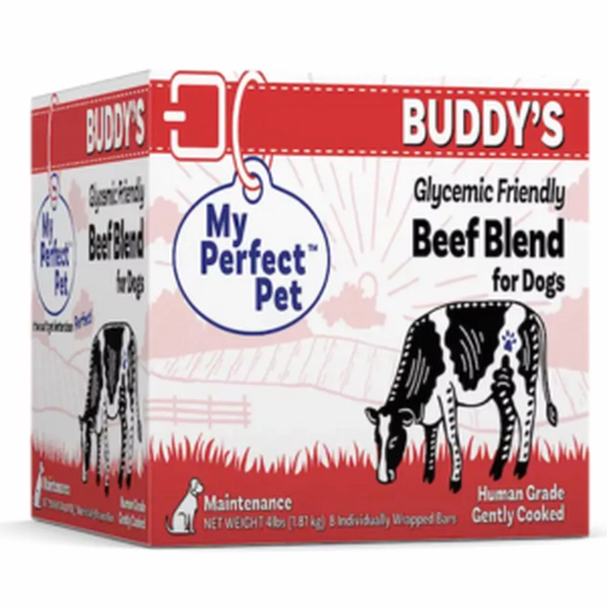 My Perfect Pet Buddy's Low Glycemic Beef Grain Free Blend Gently Cooked Dog Food