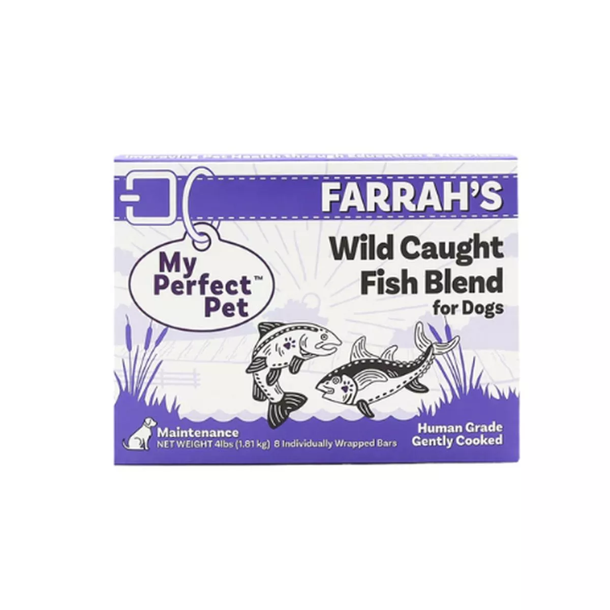 My Perfect Pet Farrah's Blend Wild Caught Fish Frozen Grain-Free Gently Cooked Adult Dog Food