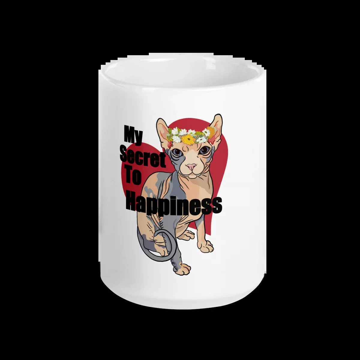 "MY SECRET TO HAPPINESS" COFFEE MUG