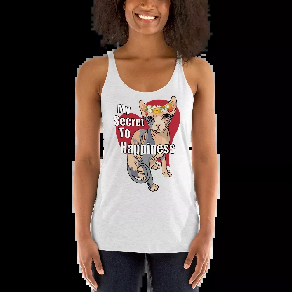 "MY SECRET TO HAPPINESS" TANK