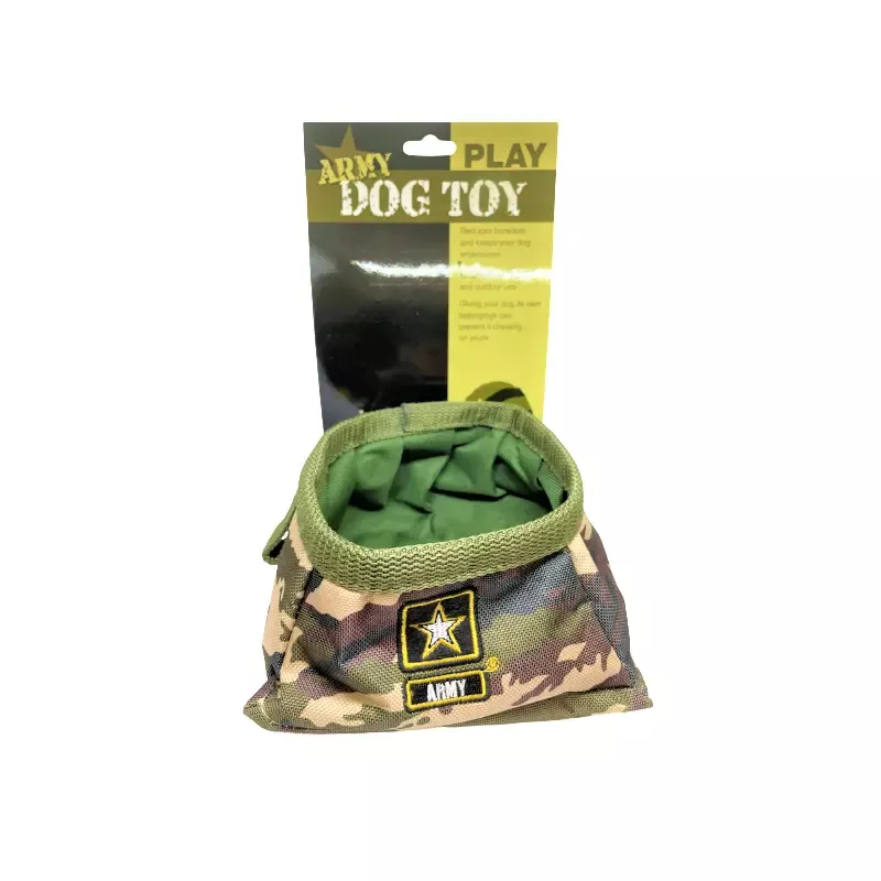 MyBestFriend Army Fibric Container Dog Toy
