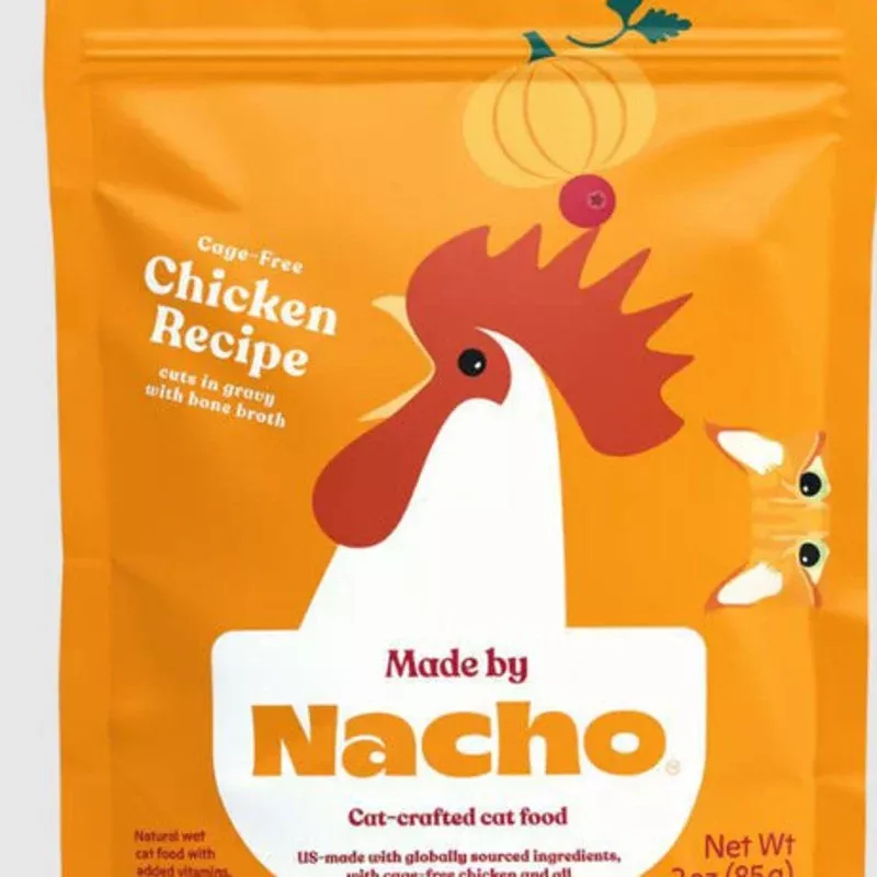 Nacho Cage free Chicken cuts in gravy with bone broth pouch Cat 3oz – Transform Your Backyard into a Wildlife Oasis for All Creatures