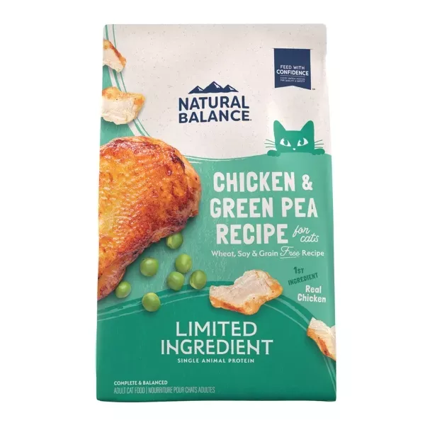 Natural Balance Limited Ingredient Grain-Free Dry Cat Food - Green Pea & Chicken Recipe