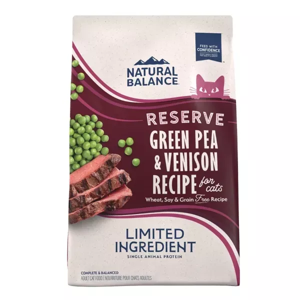 Natural Balance Limited Ingredient Grain-Free Reserve Dry Cat Food - Green Pea & Venison Recipe