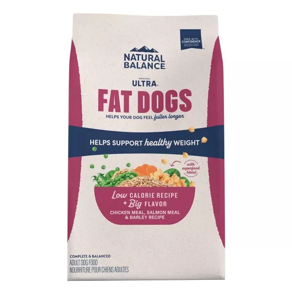 Natural Balance Targeted Nutrition Fat Dogs Low Calorie Dry Dog Food