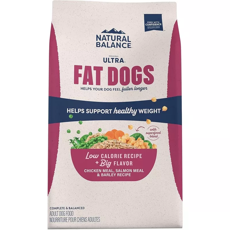 Natural Balance Targeted Nutrition Fat Dogs Low Calorie Formula , Dry Dog Food