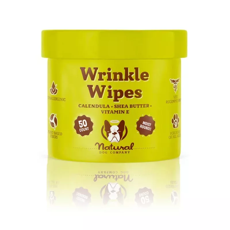 Natural Dog Company Wrinkle Wipes for Dogs