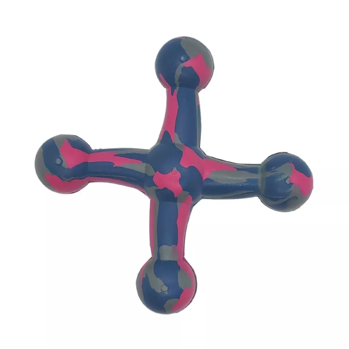 Natural Rubber Jack Dog Toy – Durable, Non-Toxic Chew Toy for Engaging Play and Enhanced Agility