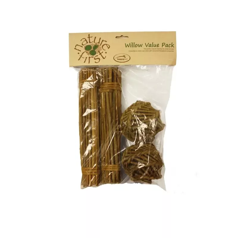 Nature First Willow Value Pack - 2 Sticks / 2 Small Balls
