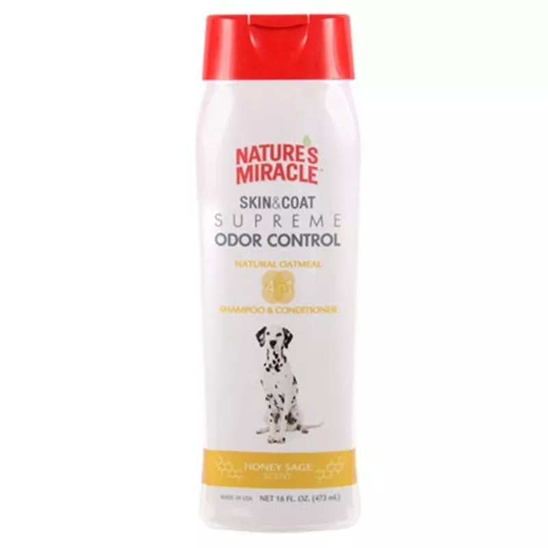 Nature’s Miracle 16oz Skin and Coat Odor Control Shampoo